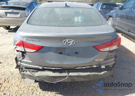 2013 Hyundai Elantra Limited from USA, damaged, VIN 5NPDH4AE1DH268107